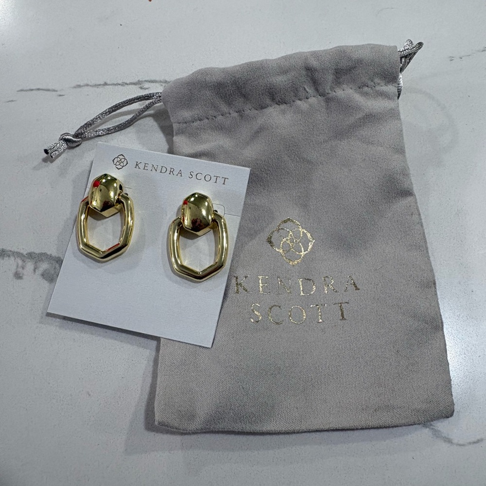 Kendra Scott  KAIA Gold Geometric Earrings